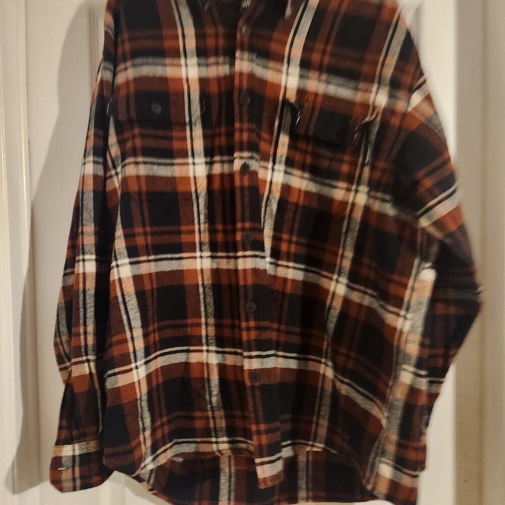 Wolverine Men's Shacket Heavyweight Brown Plaid XXL